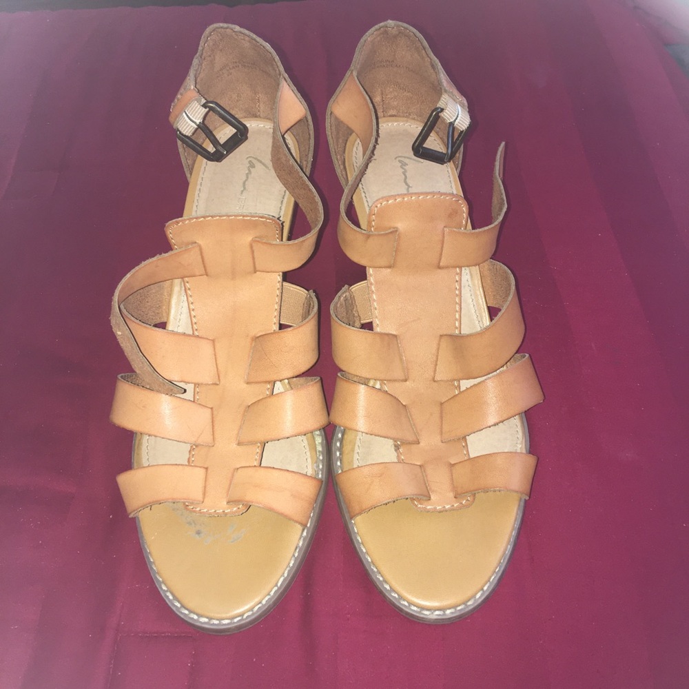 Light Brown 12W Lane Bryant heels